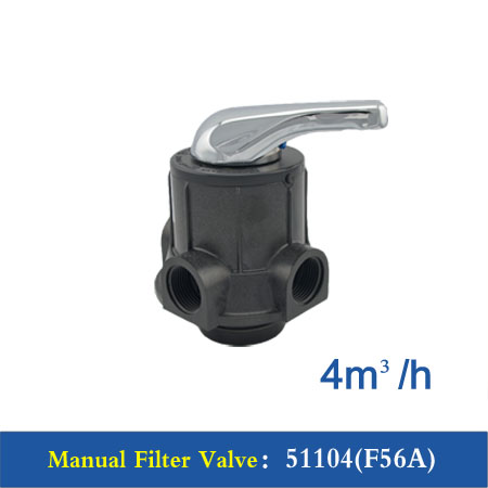 Manual filtration valve